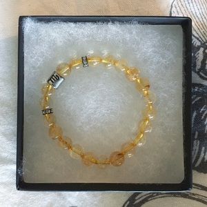 Genuine Citrine Birthstone Bracelet